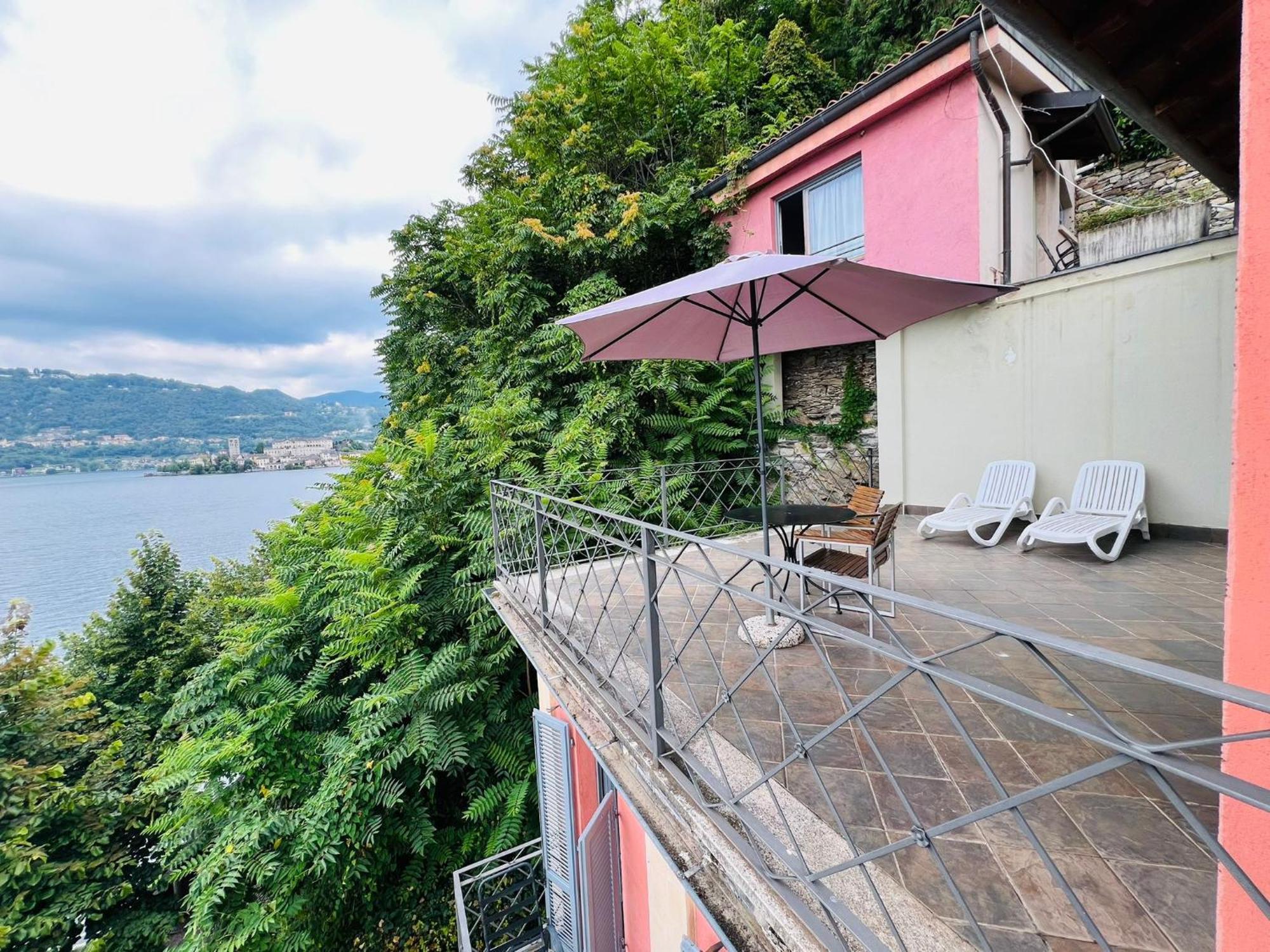 Casa Sul Lago Orta Orta San Giulio Exteriör bild